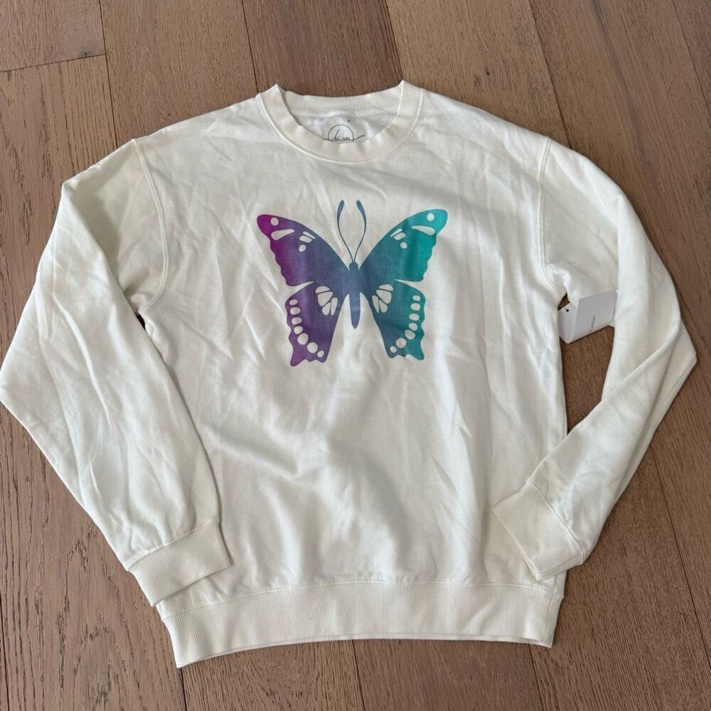 Urban outfitter Butterfly crew sweater size small